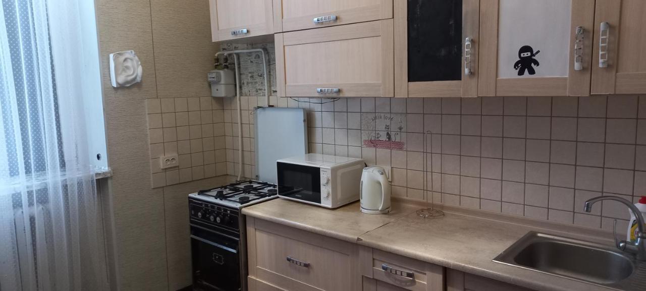 1К Квартира Антоновича. Олімпійська Kiev Luaran gambar